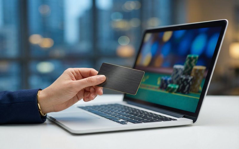 Credit card payment at online casino